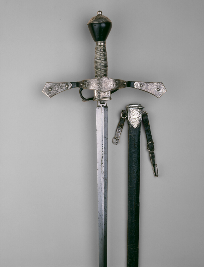 Sword with Scabbard for an Officer in the Bodyguard of the Elector of Saxony