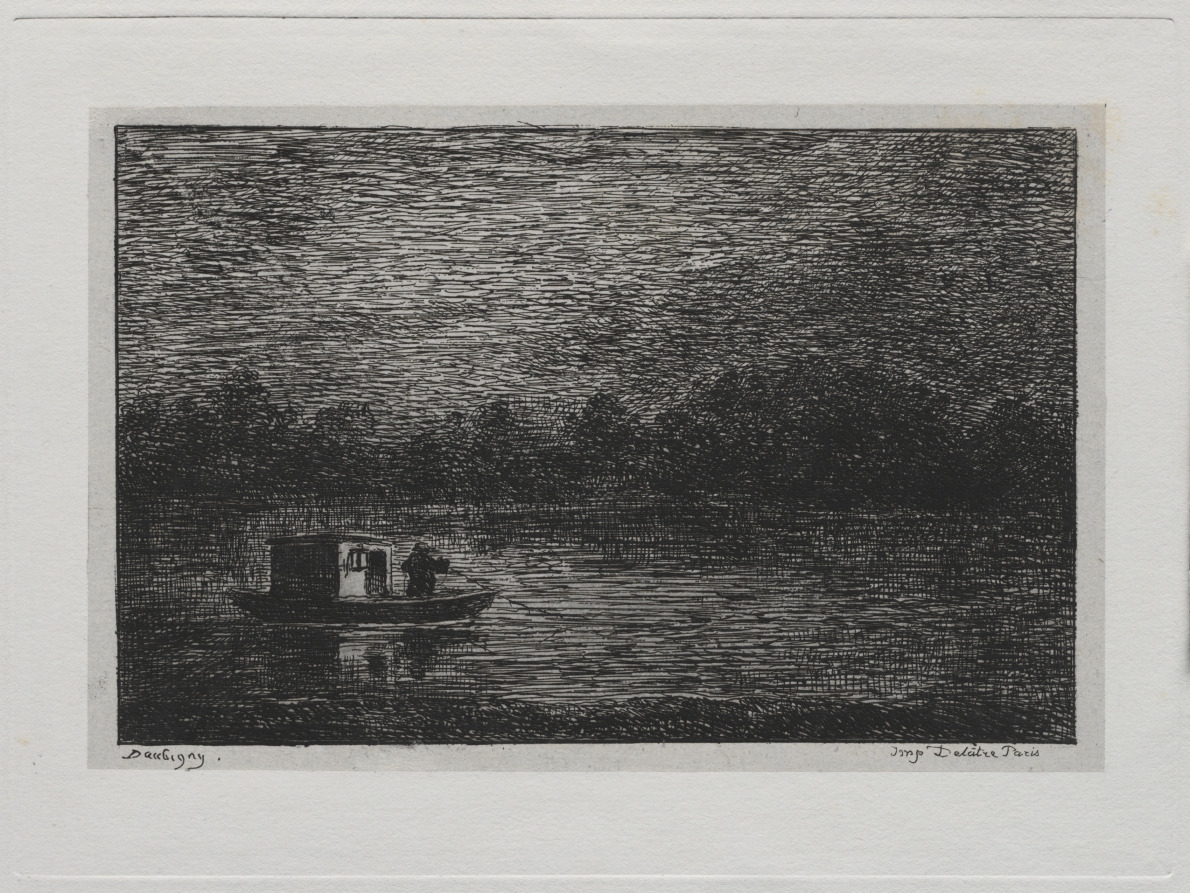 The Boat Trip:  Night Voyage or Net Fishing (second version)