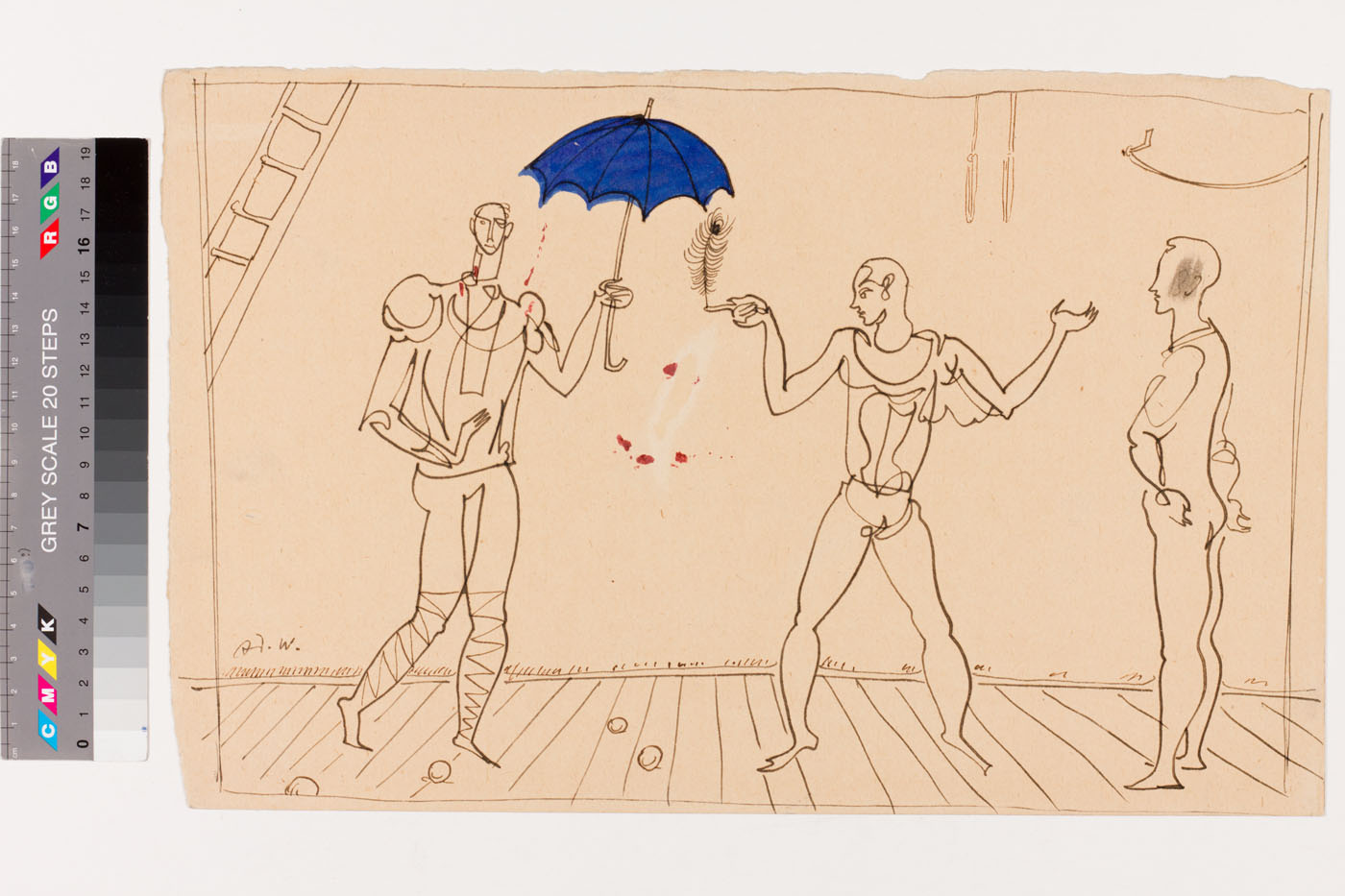 composition with umbrella