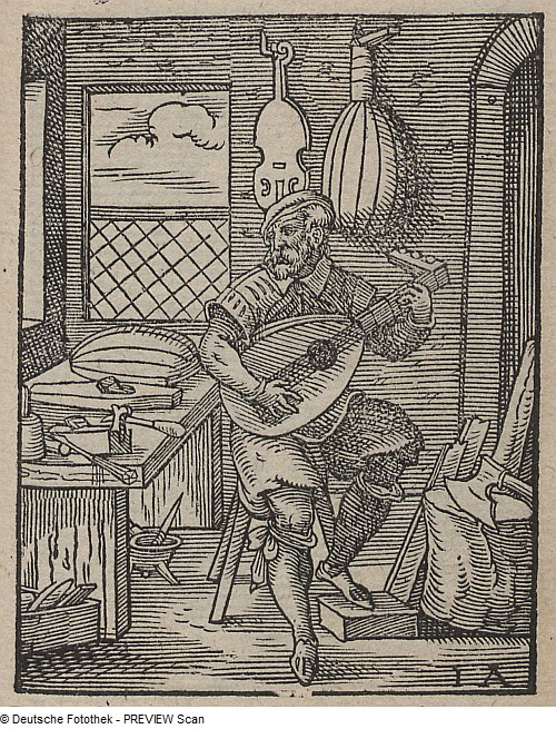 Testudinarius. The lute maker.