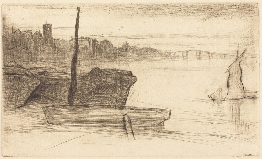 Chelsea Bridge and Church