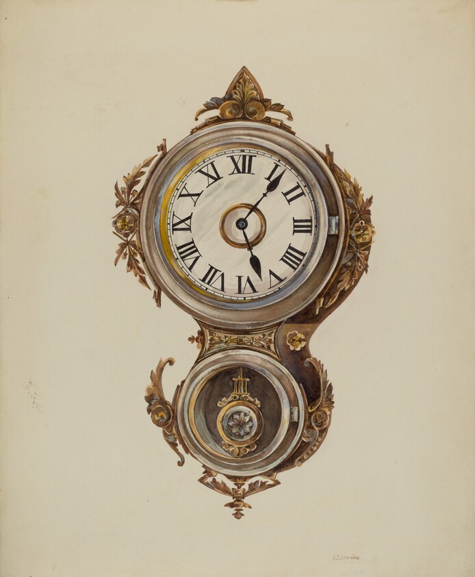 Metal Wall Clock