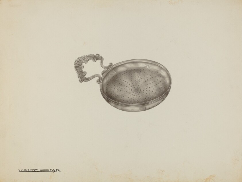 Silver Lemon Strainer