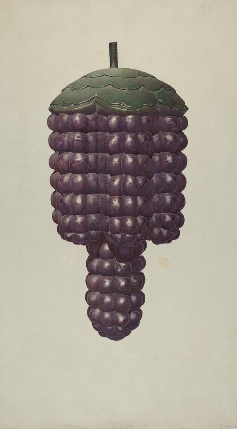 Shop Sign - Grapes