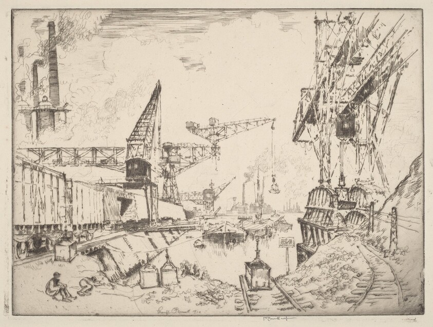 Cranes at Duisburg