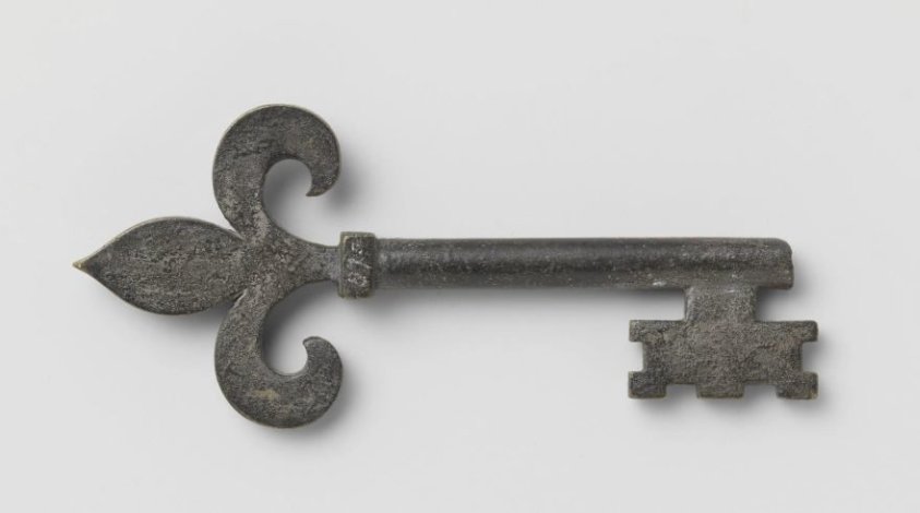 Key with barrel shank