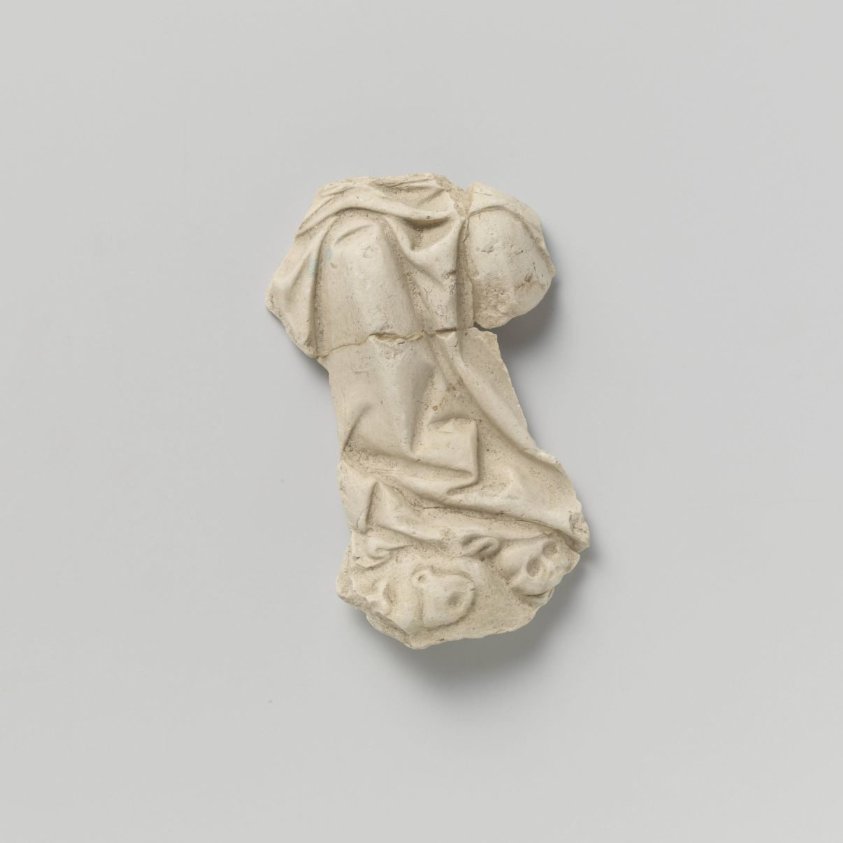Pietà, Fragment with Mary’s Lower Legs and a Skull