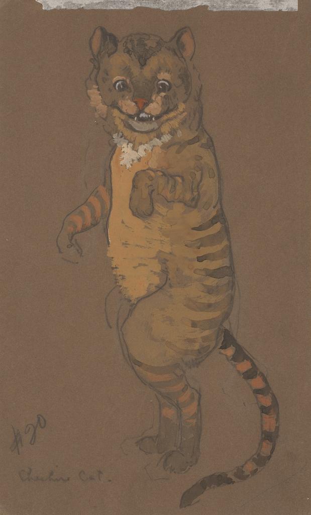Cheshire Cat (costume design for Alice-in-Wonderland, 1915)