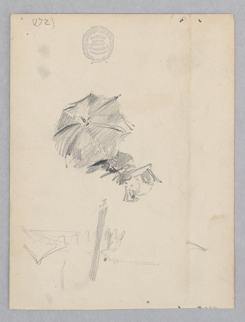 Artist sketching