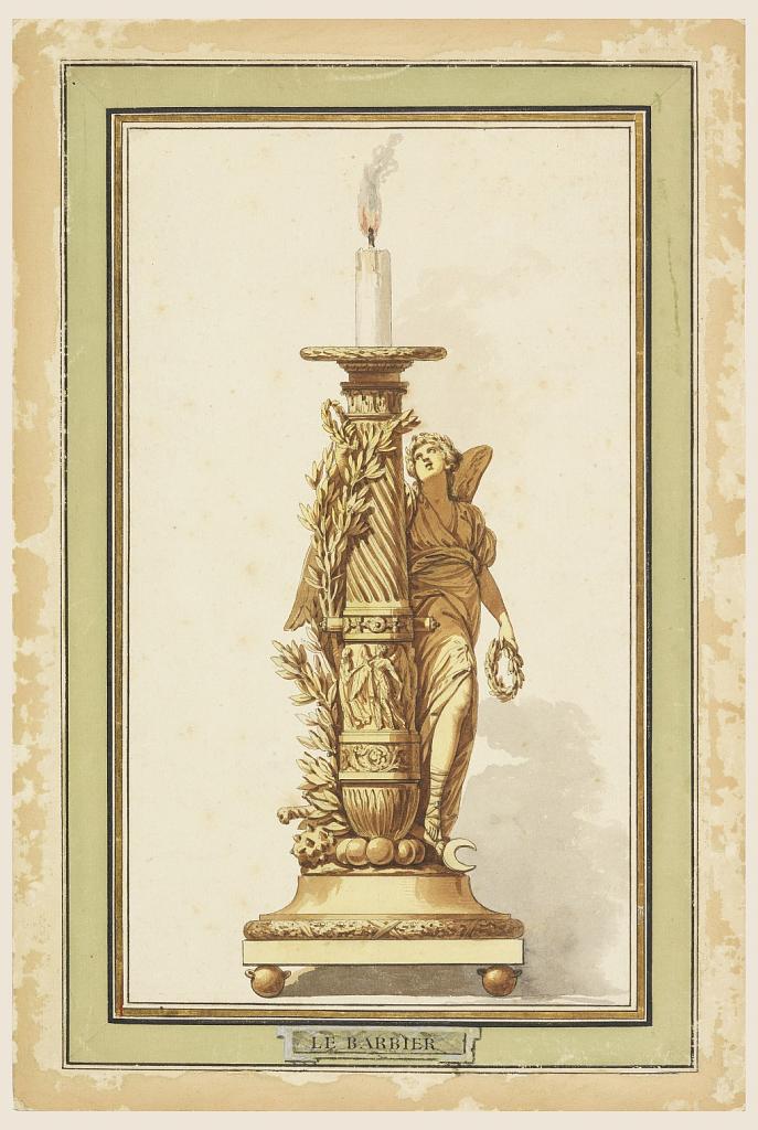 Design for a Bronze Candlestick