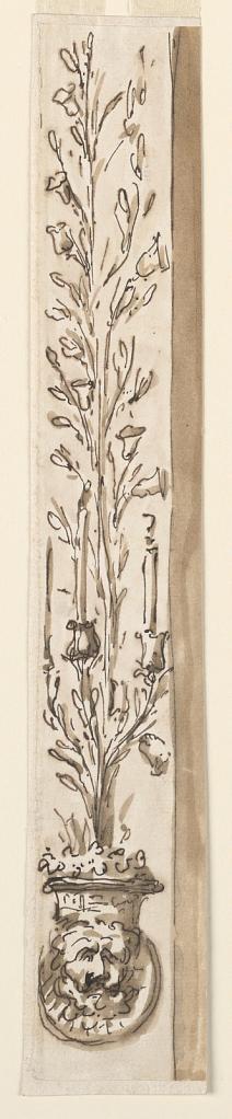 Pillar strip with a candle bracket