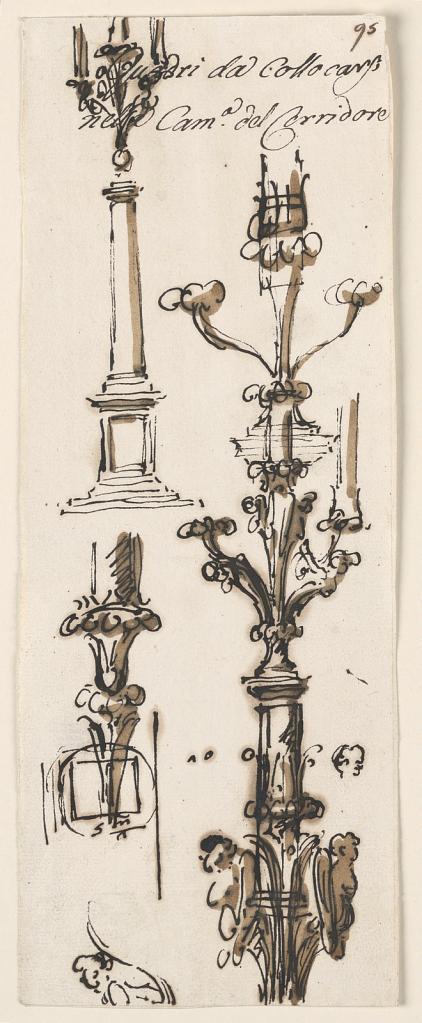 Candlesticks, Probably for the Palazzo Altieri, Rome