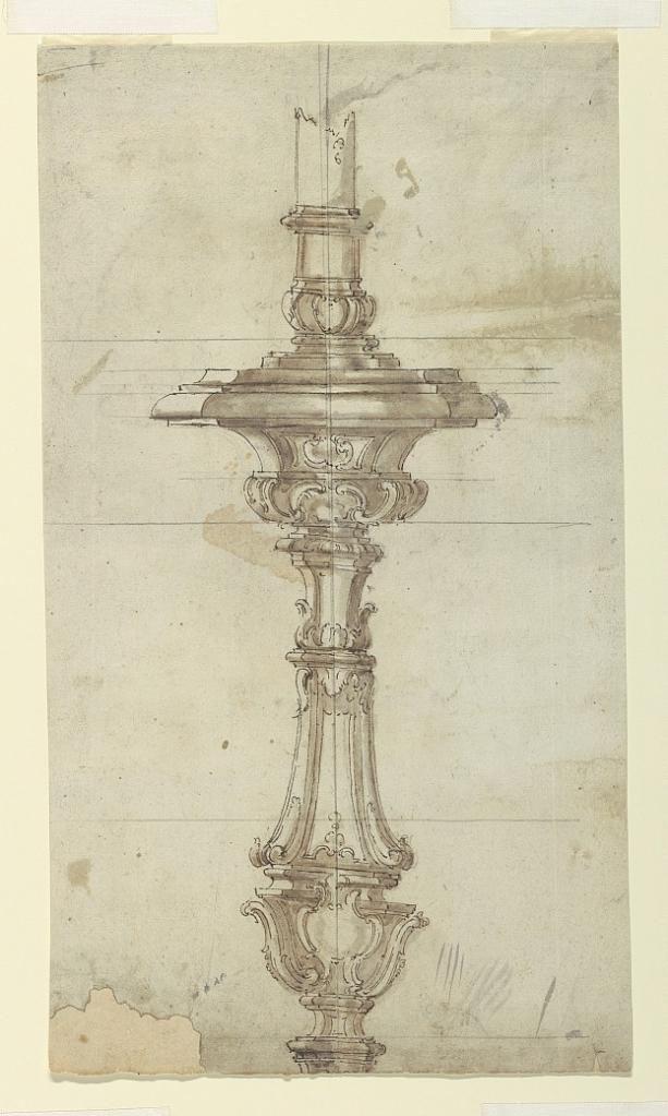 Design for a Silver Candl