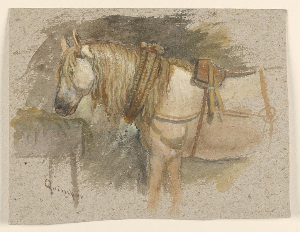 Study of a Horse, Quimper, Brittany
