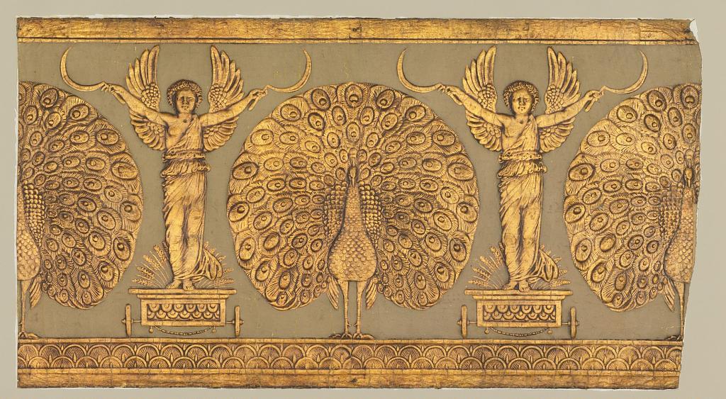 Peacocks and Amorini